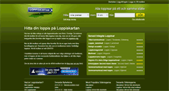 Desktop Screenshot of loppiskartan.se