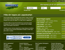 Tablet Screenshot of loppiskartan.se